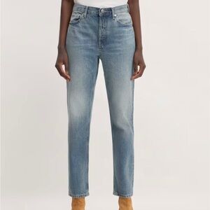 Everlane 90s Cheeky Jean vintage mid blue 29 short ankle length
